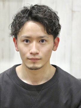 ヘアーアンドグルーミング ヨシザワインク(HAIR&GROOMING YOSHIZAWA Inc.) スパイラルパーマツイストスパイラルパーマツーブロック黒髪床屋