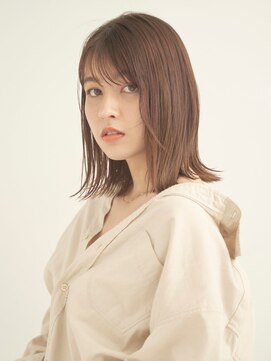 ルクスドレ 新宿(Luxe doree') くびれヘア/アースカラー/地毛風カラー/大人ヘルシー[新宿駅]