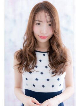 ミック ヘアアンドメイク アップ 駒込店(miq Hair&Make up) 外国人風テラコッタなみなみウェーブ濡れ髪抜け感ヘアa1