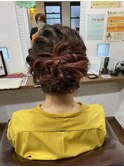 ゆるふわアップスタイル