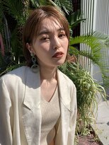 エム(EM)&nbsp;オレンジハイトーンショートボブ