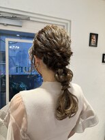 エクリ シセイドウ 麻布十番店(equri×SHISEIDO)&nbsp;【麻布十番】ゆるふわ編みおろしアレンジ♪