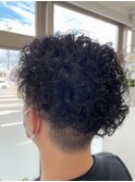 メンズポイントパーマ