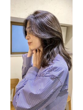 トイロ(toiro) 木更津 ほたる野 韓国風レイヤースタイル 透明感カラー