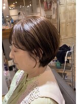 ヘアスペース リズム グリーン(Hair space Rizm green) 美髪ストレート×ショート