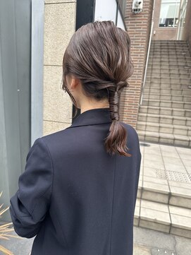 デイジー(Daisy) シンプル編み下ろし/編み下ろし/タイトヘアアレンジ