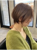 ショートカット/アッシュブラウン/ハンサムショート