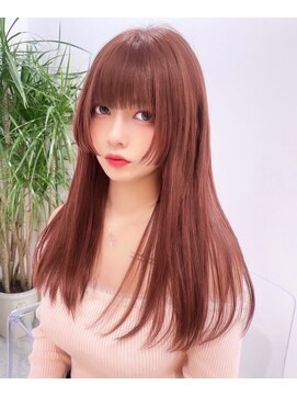 ロンド レア 天神大名店(Lond Le’a) ダブルカラーピンクベージュベージュカラーケアブリーチレイヤー