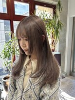 ヲタク(wotaku.)&nbsp;グレージュカラーブリーチカラーダブルカラーケアブリーチ前髪