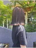《TOPHAIR 玉島店/ もも》ボブ×オレンジベージュ