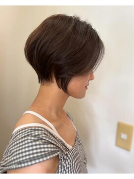 サマネアサマン 龍ヶ崎店(Samanea Saman) 襟足さっぱりショート！アクセントにはラベンダーカラーを！