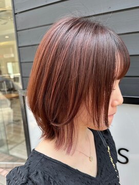 クラップス 横須賀中央店(CLAPS) ミルクティーベージュダブルカラーケアブリーチハイライトカラー