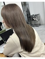 ウル 岡山駅店(ULu.)&nbsp;ハイライトホワイトグレージュダブルカラー20代30代40代ULu岡山