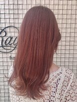 レイモンド(Raymond) pink beige × 外ハネワンカール