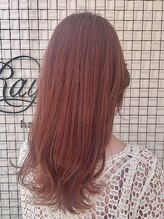 レイモンド(Raymond) pink beige × 外ハネワンカール