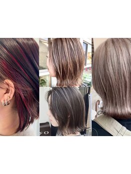 【高リピート率】大人気のハイライト/インナーカラーもお任せ。“理想の色”を叶えあなたの「なりたい」へ