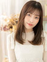 カバーヘア ブリス 上尾西口店(COVER HAIR bliss)&nbsp;暗髪ココアベージュ小顔サラ艶ロングレイヤーh3上尾20代30代40代