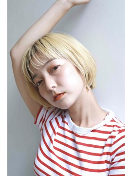 ロッカン(ROKKAN) ワイドバング×丸みボブ