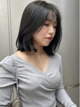 アイシー 表参道(ICY) 韓国風暗髪&タッセルボブ