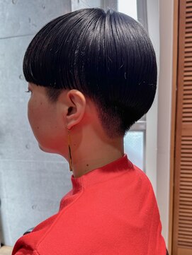 オーク 学芸大学(OAK) マッシュショート 刈り上げショート 黒髪 ツーブロック