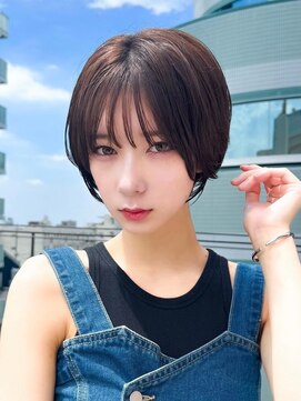 ロンド エメ 柏(Lond aimer) 美髪×ブリーチなしダブルカラー前髪レイヤーショート[柏]