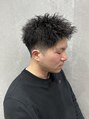 ジル(JIL) メンズカット/ツイストスパイラル/ダブルカラー/ブリーチ/眉毛