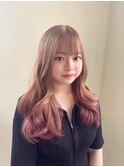 イメチェン/ホワイトブロンド/外ハネボブ/美髪/大津/瀬田