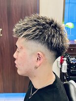 グレイスフルバーバーロンドン 大宮店(Graceful Barber London)&nbsp;【20代 男性】ロンドンメッシュ風フェード（大宮/バーバー）