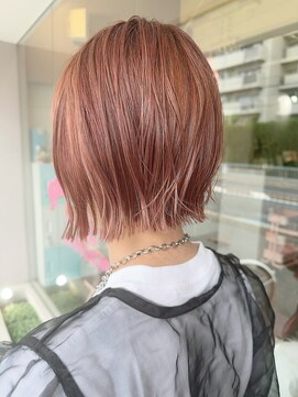 ガーデン 北花田(garden) 大人ガーリーなコーラルピンク☆