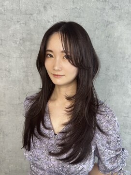 リンクエン(Link enn) 【ハッシュカット】ハイレイヤーカット/髪質改善/韓国ヘア/艶髪