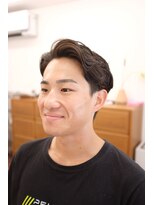 パストアンドニュー(past and new) 七三分けツーブロック