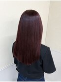暗髪でもかわいい★ボルドーカラー
