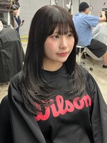 コル サッポロ(col sapporo)&nbsp;赤み消しカラー×ミディアムざくざくレイヤー