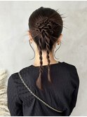 個性派アップスタイルでおしゃれ度UP♪