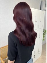 トレヘアー 京都 烏丸(tRe hair)&nbsp;【チェリーレッド】【レッドバイオレット】【フェイスレイヤー】