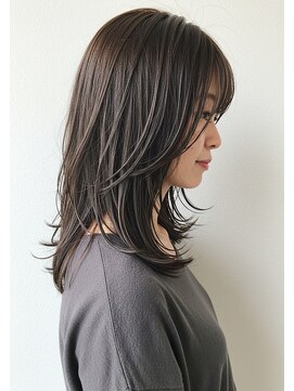 アントワープトーキョー(antwerp TOKYO) ミディアムフェイスレイヤー30代40代50代少し重め髪質改善