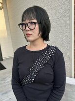 バーチミシマ(BIRCH mishima)&nbsp;ボブウルフ×ブルーブラック