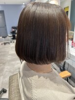 ケアリー 越谷レイクタウン(Carelly)&nbsp;デザインカラー/地毛風ストレート/縮毛矯正/ボブスタイル