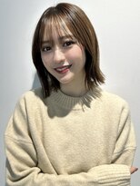 トリッカ シブヤ(TRICCA SHIBUYA) 大人ミディアムボブ外はねくびれヘア前髪イメチェン髪質改善
