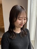 トップヘアーヒルズ 安城(TOP HAIR HILLS)&nbsp;前髪シースルー愛されフェミニンロングレイヤー/20代/30代