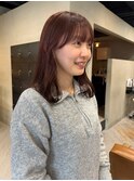 ココアブラウン/暖色カラー/ブリーチなし/星