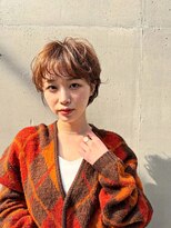 ランド(Land.)&nbsp;面長解消《20代30代》流せる前髪/くびれショート/耳掛けショート
