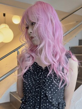 ラッドルーム(LAD ROOM.) ペールピンク/ケアブリーチ/ホワイトピンク/ロングレイヤー