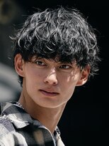 バイフィフス 原宿/表参道(by fifth)&nbsp;原宿シャドウパーマメンズカットラウンドマッシュウルフスタイル