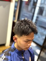 バーバーブロス(BAR BER bro's)&nbsp;浦安,テーパーフェード,スパイキーショート,メンズ