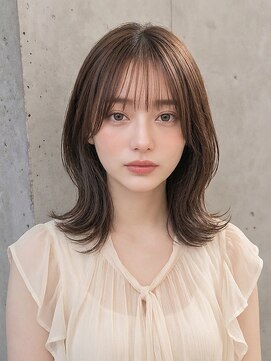 カバーヘア ブリス 戸田公園西口店(COVER HAIR bliss) 夏カラーブリーチなしミディアムレイヤーくびれ小顔p戸田公園
