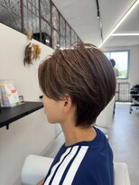 ヘアガーデン ティアラ(Hair Garden TIARA) 白髪染め暗髪カラー黒染め地毛風似合わせカットミニボブ