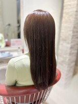 ヘアーデザイン ビビッド(HAIR DESIGN VIVID)&nbsp;垢抜けカラー/ダークブラウン/艶カラー/ロング/髪質改善