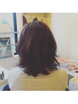 カタチヘアー(HAIR) 16。。。のんびり。。。かわいい。。。ミディアムのカタチ。。