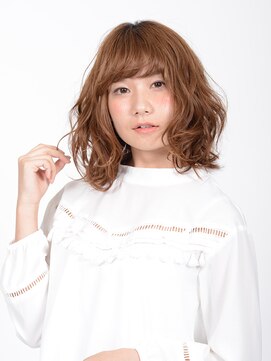 アース 高崎店(HAIR & MAKE EARTH) ふわ甘ウェーブボブ【EARTH高崎】